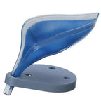 Unique Design Leaf Shape Soap Box Drain Soap Holder Box Bathroom Accessories Toilet Laundry Soap Box Bathroom Supplies Tray Gadgets Stevvex