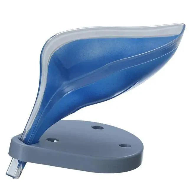 Unique Design Leaf Shape Soap Box Drain Soap Holder Box Bathroom Accessories Toilet Laundry Soap Box Bathroom Supplies Tray Gadgets Stevvex
