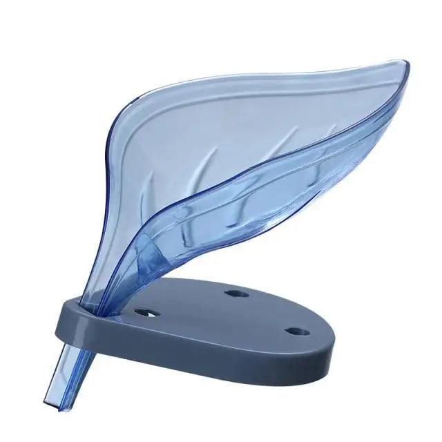 Unique Design Leaf Shape Soap Box Drain Soap Holder Box Bathroom Accessories Toilet Laundry Soap Box Bathroom Supplies Tray Gadgets Stevvex