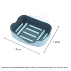 Unique Design Leaf Shape Soap Box Drain Soap Holder Box Bathroom Accessories Toilet Laundry Soap Box Bathroom Supplies Tray Gadgets Stevvex