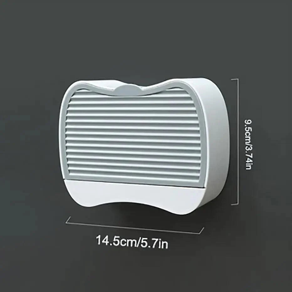 Unique Design Leaf Shape Soap Box Drain Soap Holder Box Bathroom Accessories Toilet Laundry Soap Box Bathroom Supplies Tray Gadgets Stevvex