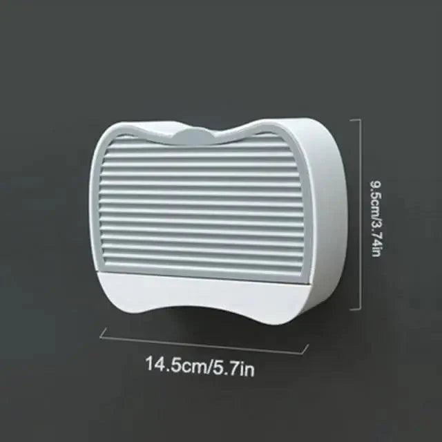 Unique Design Leaf Shape Soap Box Drain Soap Holder Box Bathroom Accessories Toilet Laundry Soap Box Bathroom Supplies Tray Gadgets Stevvex
