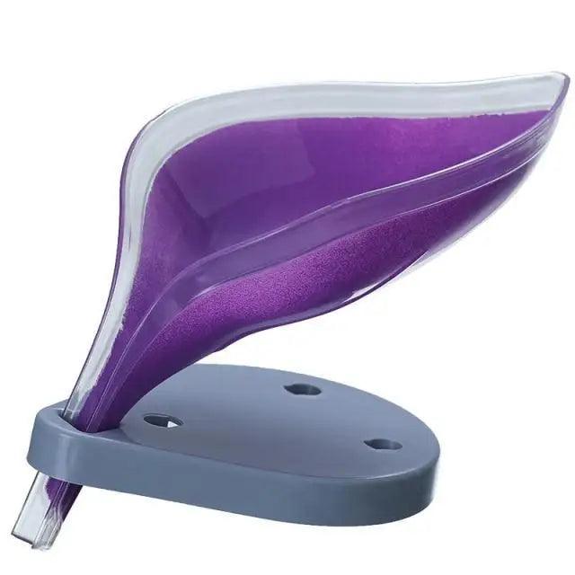 Unique Design Leaf Shape Soap Box Drain Soap Holder Box Bathroom Accessories Toilet Laundry Soap Box Bathroom Supplies Tray Gadgets Stevvex