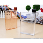 Unique Design Portable Book Paper Cup Botlte Flat Water Bottle Clear Paper Pad Water Bottle Flat Drinks Kettle Notebook Drink Bottle for Water Stevvex