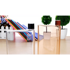 Unique Design Portable Book Paper Cup Botlte Flat Water Bottle Clear Paper Pad Water Bottle Flat Drinks Kettle Notebook Drink Bottle for Water Stevvex