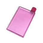 Unique Design Portable Book Paper Cup Botlte Flat Water Bottle Clear Paper Pad Water Bottle Flat Drinks Kettle Notebook Drink Bottle for Water Stevvex