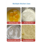 Unique Design Semi-automatic Egg Beater 304 Stainless Steel Egg Whisk Manual Hand Mixer Self Turning Egg Stirrer Kitchen Accessories Egg Tools Stevvex