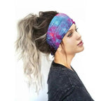 Unique Design Women's Summer Hair Bands Print Headband Stylish Cross Turban Bandanas Hair Accessories Headwrap Headwear Gift Stevvex
