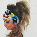 Unique Design Women's Summer Hair Bands Print Headband Stylish Cross Turban Bandanas Hair Accessories Headwrap Headwear Gift Stevvex