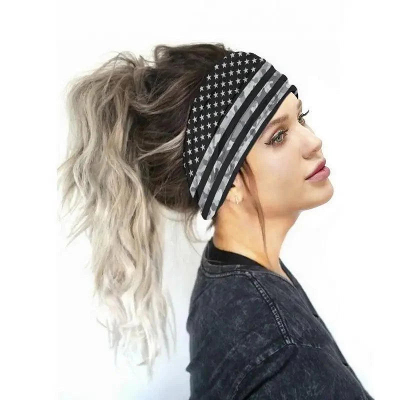 Unique Design Women's Summer Hair Bands Print Headband Stylish Cross Turban Bandanas Hair Accessories Headwrap Headwear Gift Stevvex