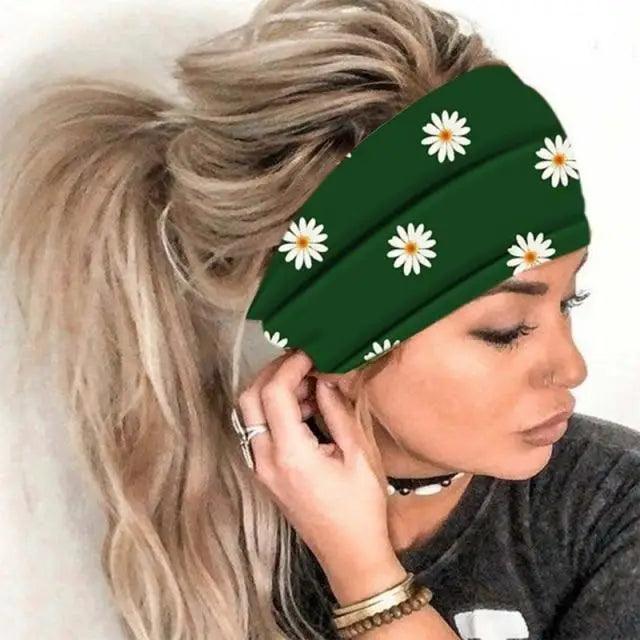 Unique Design Women's Summer Hair Bands Print Headband Stylish Cross Turban Bandanas Hair Accessories Headwrap Headwear Gift Stevvex
