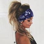 Unique Design Women's Summer Hair Bands Print Headband Stylish Cross Turban Bandanas Hair Accessories Headwrap Headwear Gift Stevvex