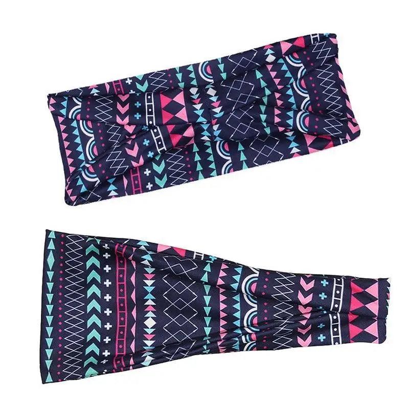 Unique Design Women's Summer Hair Bands Print Headband Stylish Cross Turban Bandanas Hair Accessories Headwrap Headwear Gift Stevvex