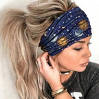 Unique Design Women's Summer Hair Bands Print Headband Stylish Cross Turban Bandanas Hair Accessories Headwrap Headwear Gift Stevvex