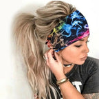 Unique Design Women's Summer Hair Bands Print Headband Stylish Cross Turban Bandanas Hair Accessories Headwrap Headwear Gift Stevvex