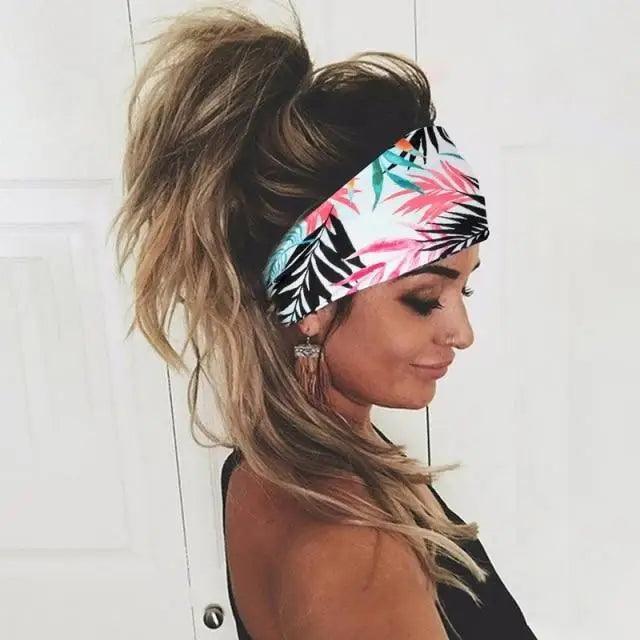 Unique Design Women's Summer Hair Bands Print Headband Stylish Cross Turban Bandanas Hair Accessories Headwrap Headwear Gift Stevvex