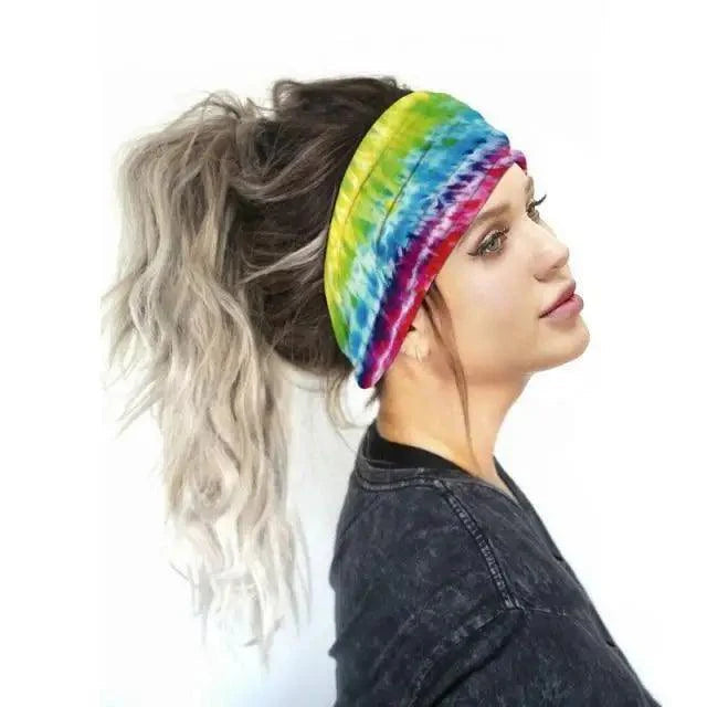 Unique Design Women's Summer Hair Bands Print Headband Stylish Cross Turban Bandanas Hair Accessories Headwrap Headwear Gift Stevvex