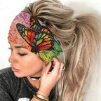 Unique Design Women's Summer Hair Bands Print Headband Stylish Cross Turban Bandanas Hair Accessories Headwrap Headwear Gift Stevvex
