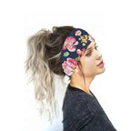 Unique Design Women's Summer Hair Bands Print Headband Stylish Cross Turban Bandanas Hair Accessories Headwrap Headwear Gift Stevvex