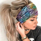 Unique Design Women's Summer Hair Bands Print Headband Stylish Cross Turban Bandanas Hair Accessories Headwrap Headwear Gift Stevvex