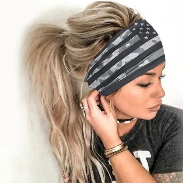 Unique Design Women's Summer Hair Bands Print Headband Stylish Cross Turban Bandanas Hair Accessories Headwrap Headwear Gift Stevvex