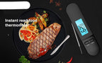 Unique Food Kitchen Digital Meat Thermometer  BBQ Instant Read Food Thermometer Waterproof With Backlight And Magnet For Kitchen Cooking Grilling BBQ Backing Liquids Oil Waterproof Kitchen Thermometer For Cooking Tools Stevvex