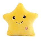 Unique Luminous Pillow Vivid Star Design LED Light Cushion Plush Pillow Night Light Plush Pillows Stuffed Star Pillow Led Light Creative Twinkle Star Glowing LED Night Light Plush Pillows Stuffed Toys For Bedroom Sofa Creative Birthday Gift Toy For Kids Stevvex