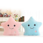 Unique Luminous Pillow Vivid Star Design LED Light Cushion Plush Pillow Night Light Plush Pillows Stuffed Star Pillow Led Light Creative Twinkle Star Glowing LED Night Light Plush Pillows Stuffed Toys For Bedroom Sofa Creative Birthday Gift Toy For Kids Stevvex