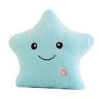 Unique Luminous Pillow Vivid Star Design LED Light Cushion Plush Pillow Night Light Plush Pillows Stuffed Star Pillow Led Light Creative Twinkle Star Glowing LED Night Light Plush Pillows Stuffed Toys For Bedroom Sofa Creative Birthday Gift Toy For Kids Stevvex