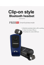 Unique Mini Wireless Earphone Retractable Portable Bluetooth Headset Calls Remind Vibration Sport Run Gamer Headphone Portable Design Comfortable HI-FI Stereo Earphones Noise Cancelling Bluetooth Earpiece Stevvex