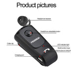 Unique Mini Wireless Earphone Retractable Portable Bluetooth Headset Calls Remind Vibration Sport Run Gamer Headphone Portable Design Comfortable HI-FI Stereo Earphones Noise Cancelling Bluetooth Earpiece Stevvex