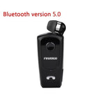 Unique Mini Wireless Earphone Retractable Portable Bluetooth Headset Calls Remind Vibration Sport Run Gamer Headphone Portable Design Comfortable HI-FI Stereo Earphones Noise Cancelling Bluetooth Earpiece Stevvex