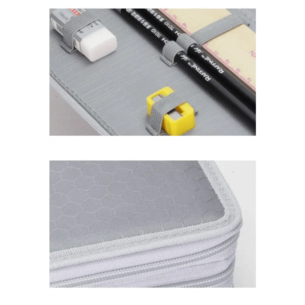 Unique Purple Cute Big 36/48/72 Holes Stationery Students Pencil Case High Quality Large Capacity Pencil Box Stevvex