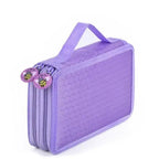 Unique Purple Cute Big 36/48/72 Holes Stationery Students Pencil Case High Quality Large Capacity Pencil Box Stevvex