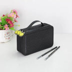 Unique Purple Cute Big 36/48/72 Holes Stationery Students Pencil Case High Quality Large Capacity Pencil Box Stevvex