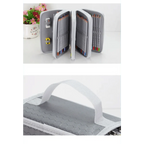 Unique Purple Cute Big 36/48/72 Holes Stationery Students Pencil Case High Quality Large Capacity Pencil Box Stevvex