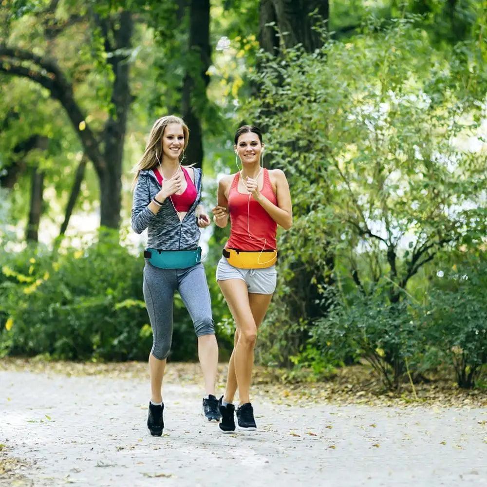 Unique  Running Fanny Pack Sports Belt Bag Stylish Ultra Light Bounce Free Waist Pouch Bag Fitness Workout Belt Sport Waist Pack Stevvex