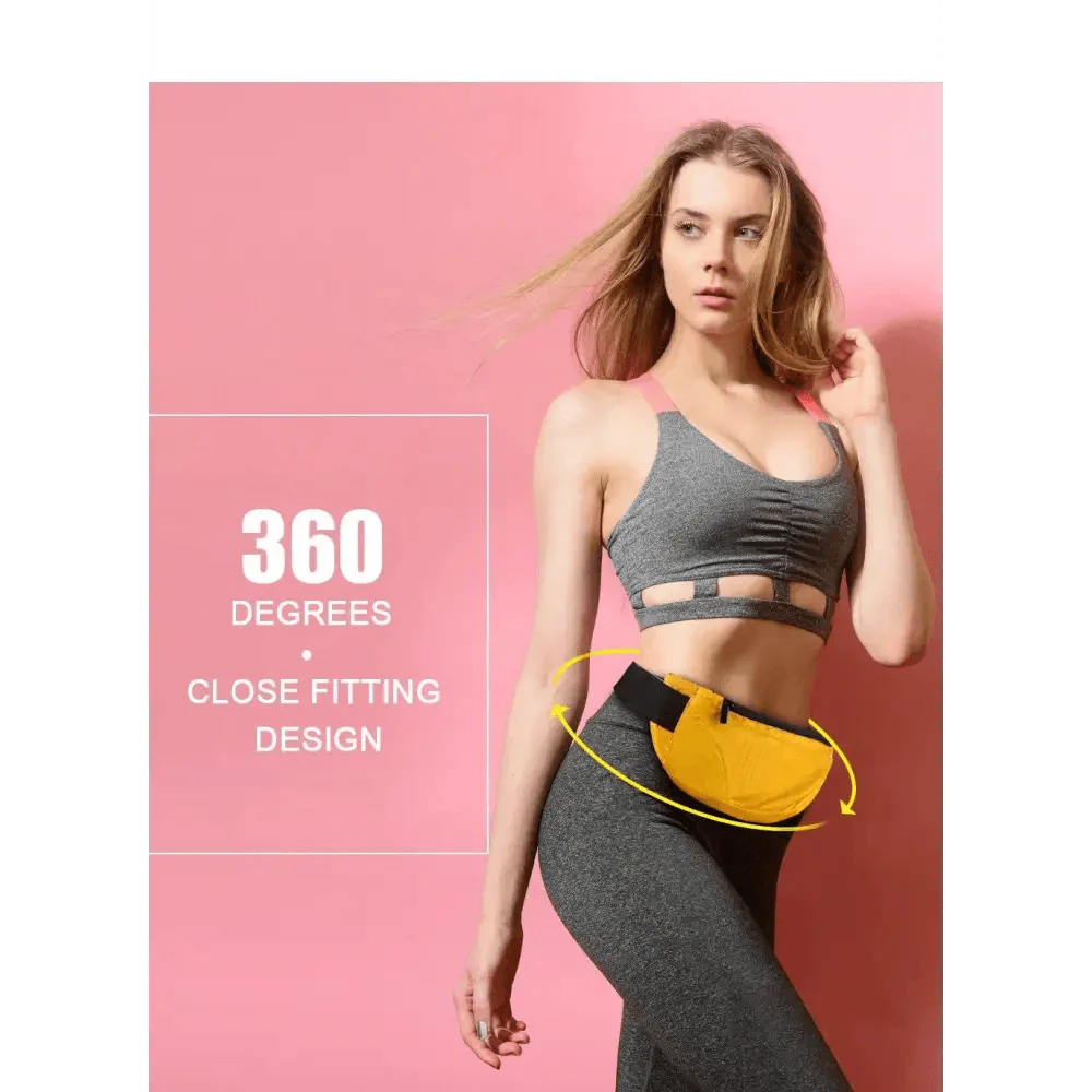 Unique  Running Fanny Pack Sports Belt Bag Stylish Ultra Light Bounce Free Waist Pouch Bag Fitness Workout Belt Sport Waist Pack Stevvex