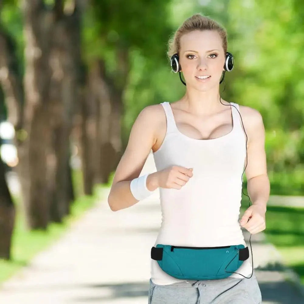 Unique  Running Fanny Pack Sports Belt Bag Stylish Ultra Light Bounce Free Waist Pouch Bag Fitness Workout Belt Sport Waist Pack Stevvex