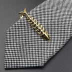 Unique Stainless Tie Clips Guitar Lizard Shaped Tie Clips Tie Clip Classic Tie Bar Clip Regular Trendy Durable Metallic Necktie Clips Wedding Business Ties Necktie Clips Pin For Mens Ideal Gift Stevvex