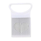 Unique Style 1PC Stainless Steel Onion Needle Onion Holder Handheld Simple Slicer Fruit Vegetable Cutter Potato Kitchen Tool Bar Accessories Stevvex