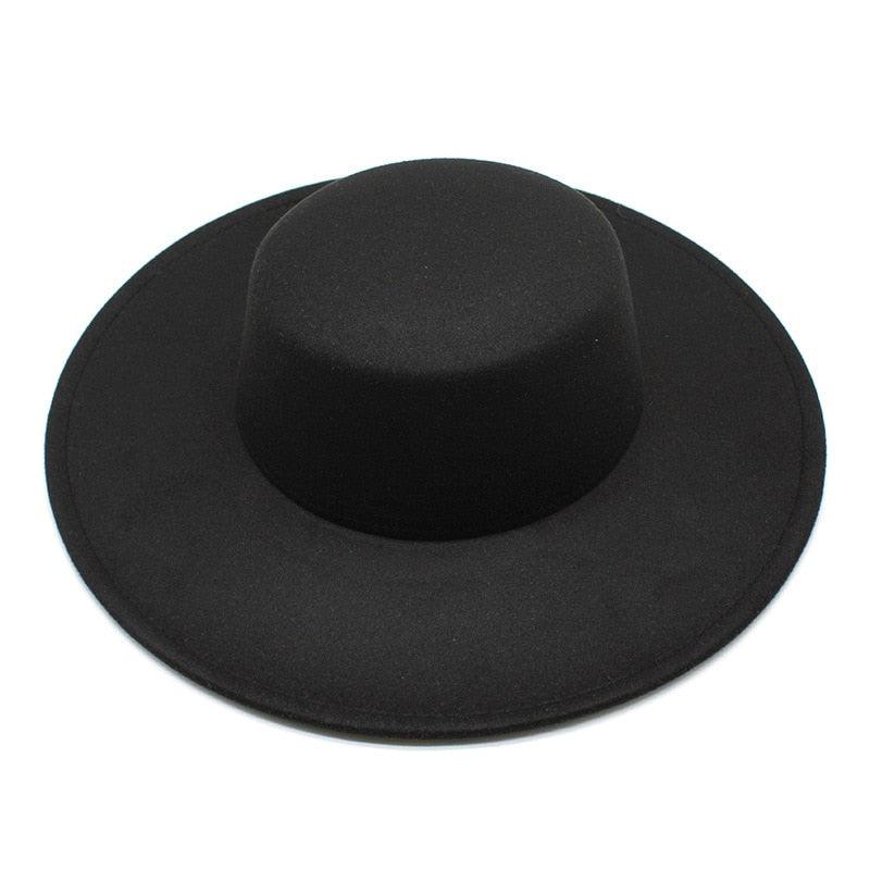 Unique Style Fedora Hats For Women Retro New Trendy Wide Brim Cap For Summer Party Women's Hat Big Fedora Hat Luxury Wedding Hats Flat Top Hat Stevvex