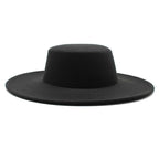 Unique Style Fedora Hats For Women Retro New Trendy Wide Brim Cap For Summer Party Women's Hat Big Fedora Hat Luxury Wedding Hats Flat Top Hat Stevvex