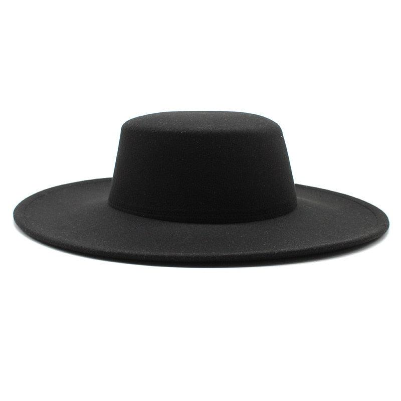 Unique Style Fedora Hats For Women Retro New Trendy Wide Brim Cap For Summer Party Women's Hat Big Fedora Hat Luxury Wedding Hats Flat Top Hat Stevvex