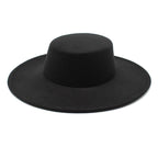 Unique Style Fedora Hats For Women Retro New Trendy Wide Brim Cap For Summer Party Women's Hat Big Fedora Hat Luxury Wedding Hats Flat Top Hat Stevvex