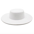Unique Style Fedora Hats For Women Retro New Trendy Wide Brim Cap For Summer Party Women's Hat Big Fedora Hat Luxury Wedding Hats Flat Top Hat Stevvex