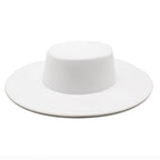 Unique Style Fedora Hats For Women Retro New Trendy Wide Brim Cap For Summer Party Women's Hat Big Fedora Hat Luxury Wedding Hats Flat Top Hat Stevvex