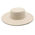 Unique Style Fedora Hats For Women Retro New Trendy Wide Brim Cap For Summer Party Women's Hat Big Fedora Hat Luxury Wedding Hats Flat Top Hat Stevvex