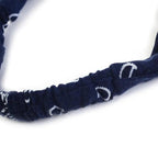 Unique Style Women's Soft Solid Print Headbands Vintage Cross Knot Elastic Hairbands Bandanas Girls Hair Bands Hair Accessories Stevvex