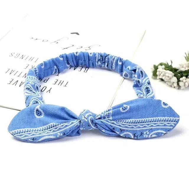 Unique Style Women's Soft Solid Print Headbands Vintage Cross Knot Elastic Hairbands Bandanas Girls Hair Bands Hair Accessories Stevvex